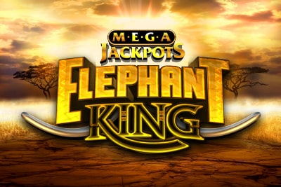 MegaJackpots Elephant King Slot Logo