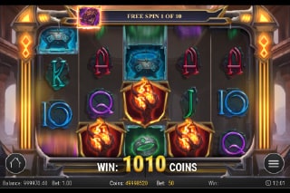 Merlin and the Ice Queen Morgana Free Spins Bonus