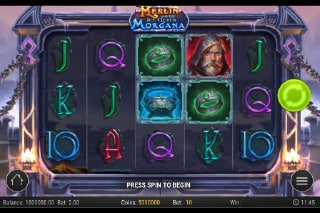 Merlin and the Ice Queen Morgana Mobile Slot Game