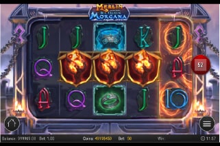 Merlin and the Ice Queen Morgana Slot Win