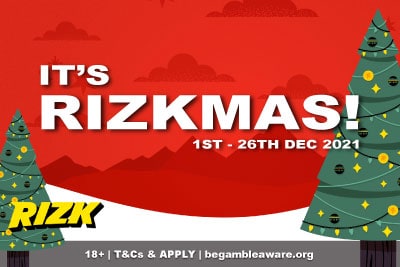 Rizk Casino Rizkmas Casino Promotion - Get Your Daily Bonuses