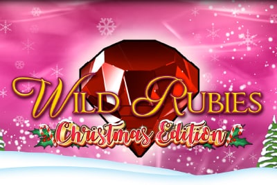 Wild Rubies Christmas Edition Slot Logo