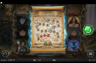 15 Crystal Roses Bonus Game