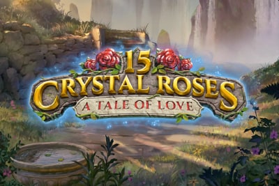 15 Crystal Roses Slot Logo