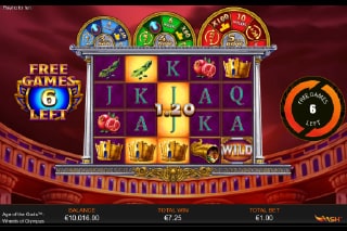 Age of the Gods Wheels of Olympus Free Games