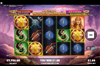 Age of the Gods Wonder Warriors Mobile Slot Game