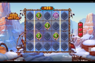 Bison Battle Ice Park Bonus Feature