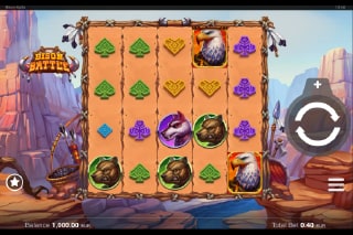 Bison Battle Mobile Slot Game