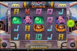 Captain Xenos Earth Adventure Mobile Slot Game