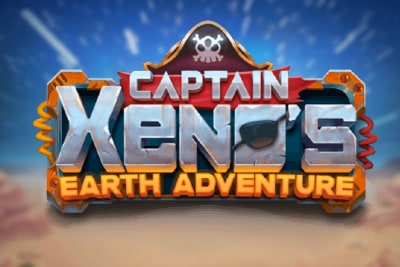 Captain Xenos Earth Adventure Slot Logo
