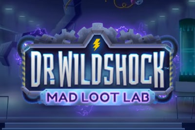 Dr Wildshock Mad Loot Lab Slot Logo