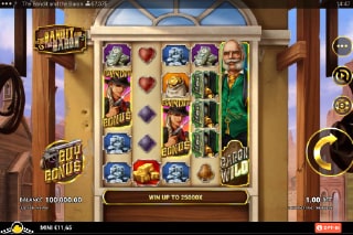 The Bandit and the Baron Bonus Mobile Slot Game