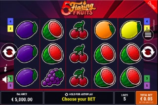 5 Flaring Fruits Mobile Slot Game