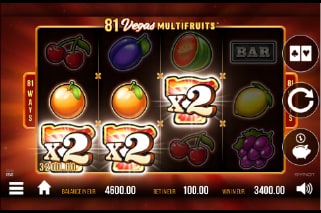 81 Vegas Multifruits Multipliers