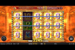 Cate Wilde and the Lost Chapter Pyramid Free Spins