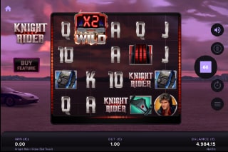 Knight Rider Slot Wilds with Multipliers