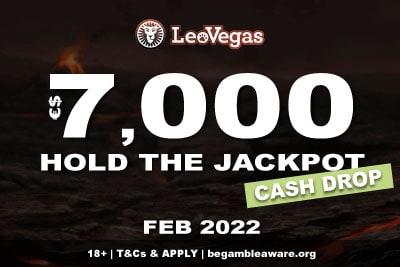 LeoVegas Casino Jackpot Promotion - February 2022