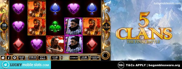 Reflex Gaming 5 Clans Online Slot Game