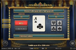 Secret of Dead Gamble Feature