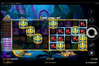 15 Tridents Free Spins Bonus