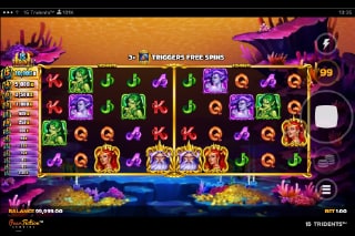 15 Tridents Mobile Slot Game