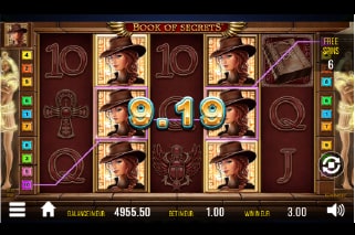 Book of Secrets Slot Free Spins Win