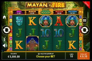 Mayan Fire Mobile Slot Game