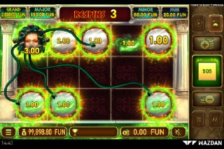 Power of Gods Medusa Bonus Feature