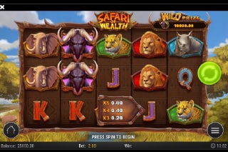 Safari of Wealth Mobile Slot Game