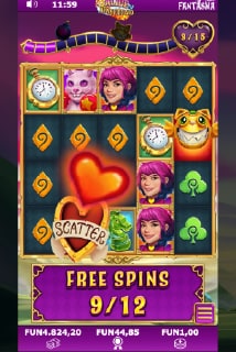 Alice In Adventureland Slot Bonus