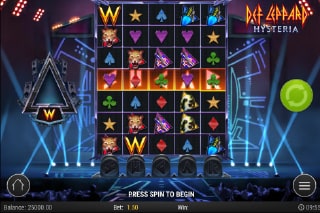Def Leppard Hysteria Mobile Slot Game