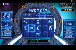 Stargate Megaways Bonus Game