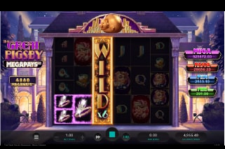 The Great Pigsby Megapays Slot Wild Reels