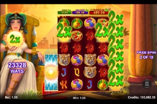 Wild Link Cleopatra Free Spins Bonus