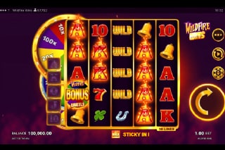 Wildfire Wins Mobile Slot Game