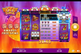 777 Surge Mobile Slot Game