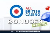 All British Casino Bonuses - UK Only - May 2022