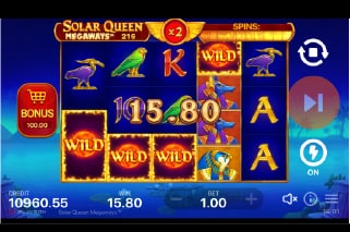 Solar Queen Megaways Slot Win