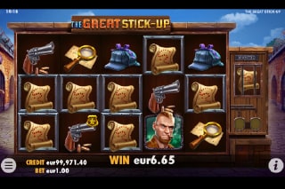 The Great Stick Up Free Spins Win