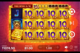 Book Del Sol Multiplier Free Spins Scatters