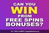 Can You Win From Free Spins Bonuses Online?
