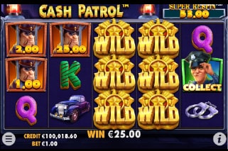 Cash Patrol Slot Wilds Win