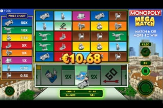 Monopoly Mega Match Slot Win