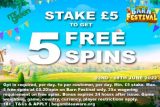 Grab Your Mr Green Casino Free Spins Bonus on Barn Festival
