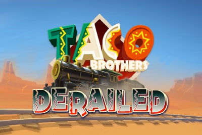 Taco Brothers Derailed Slot Logo