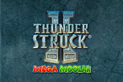 Thunderstruck II Mega Moolah Slot Logo