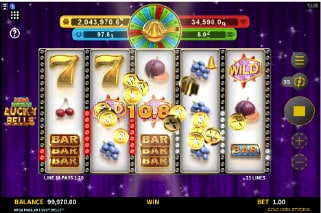 Mega Moolah Lucky Bells Slot Win