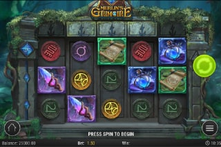 Merlins Grimoire Mobile Slot Game