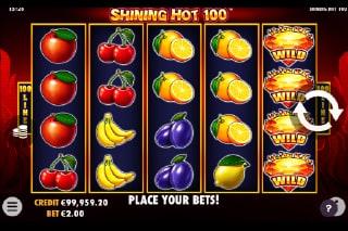 Shining Hot 100 Stacked Symbols