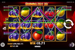 Shining Hot 20 Slot Win